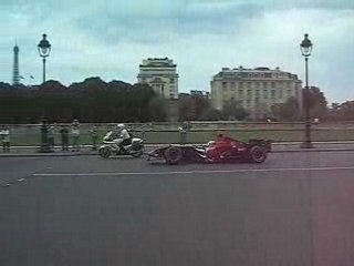 f1 de bourdais dans paris