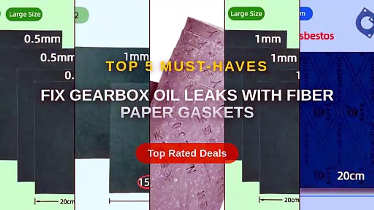 Fix Gearbox Oil Leaks With Fiber Paper Gaskets - Video Dailymotion