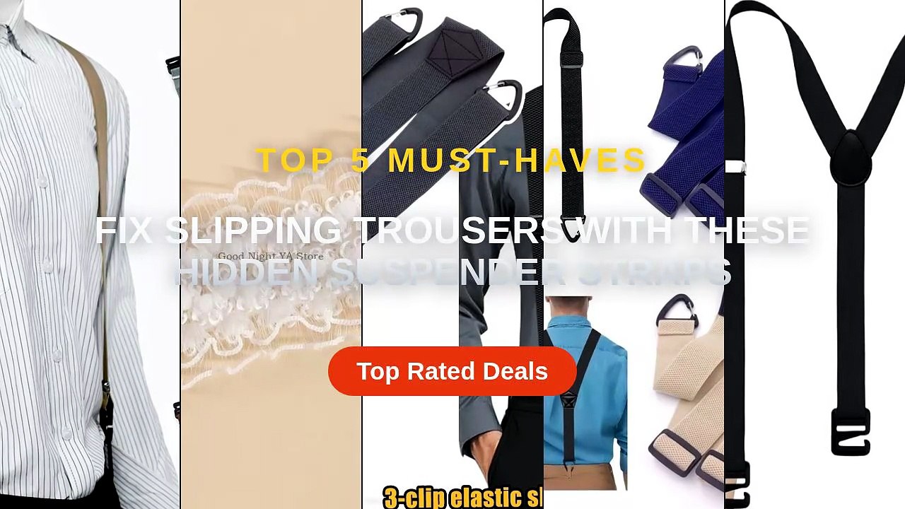 Fix Slipping Trousers With These Hidden Suspender Straps - Video ...