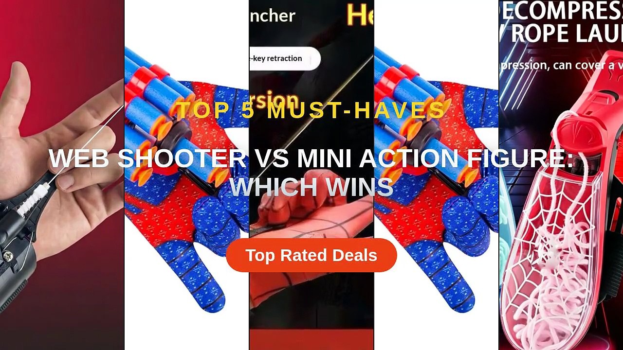 Web Shooter vs Mini Action Figure: Which Wins - Video Dailymotion