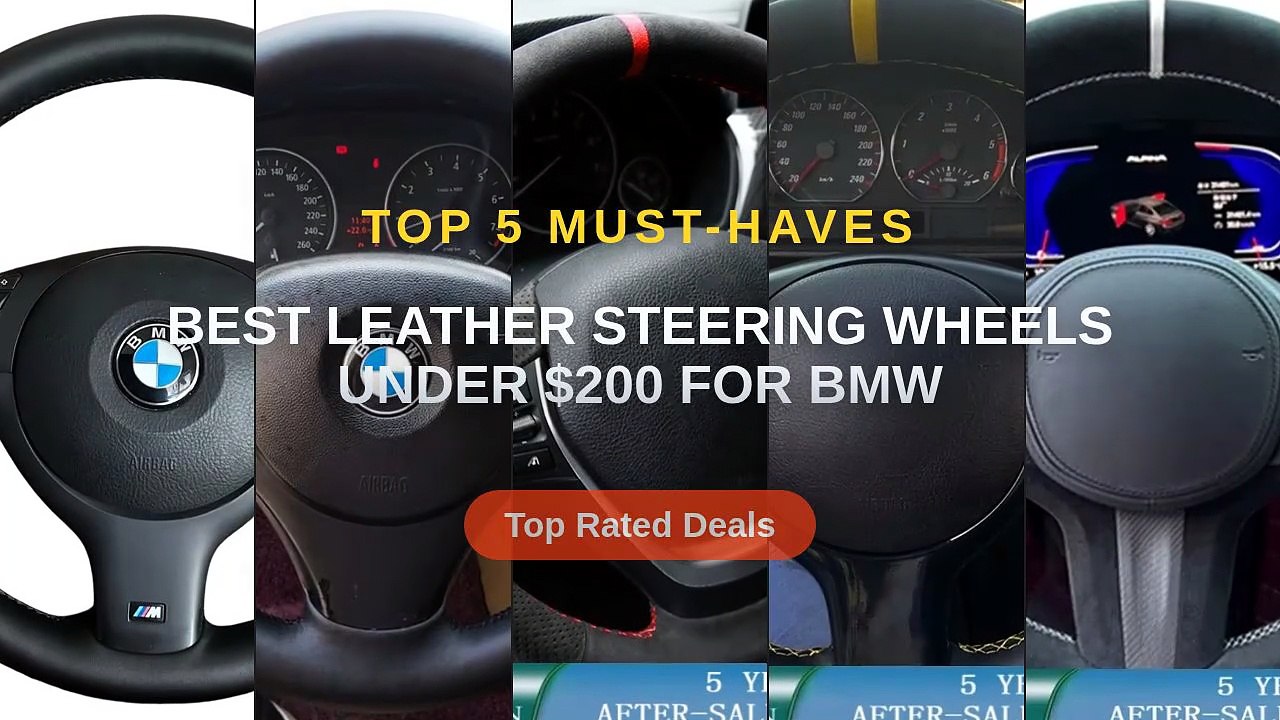Best Leather Steering Wheels Under $200 For BMW - Video Dailymotion