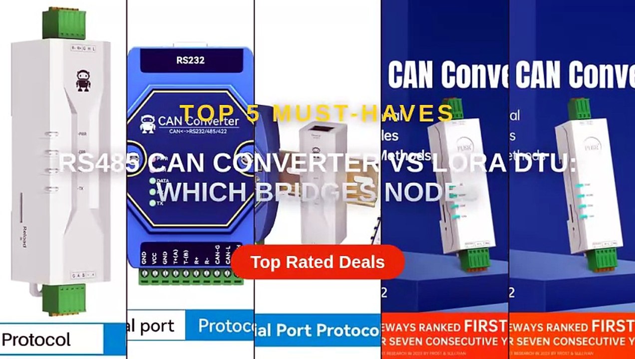RS485 CAN Converter vs LoRa DTU: Which Bridges Nodes - Video Dailymotion