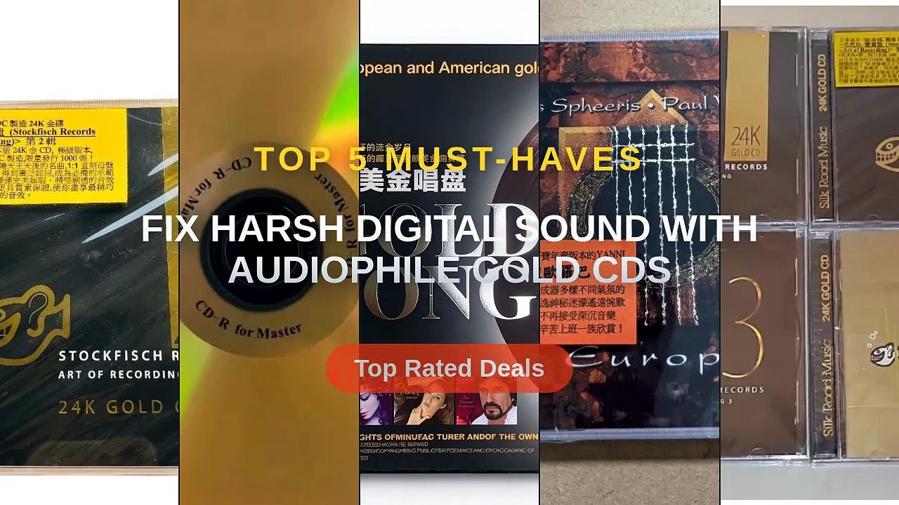 Fix Harsh Digital Sound With Audiophile Gold CDs - video Dailymotion