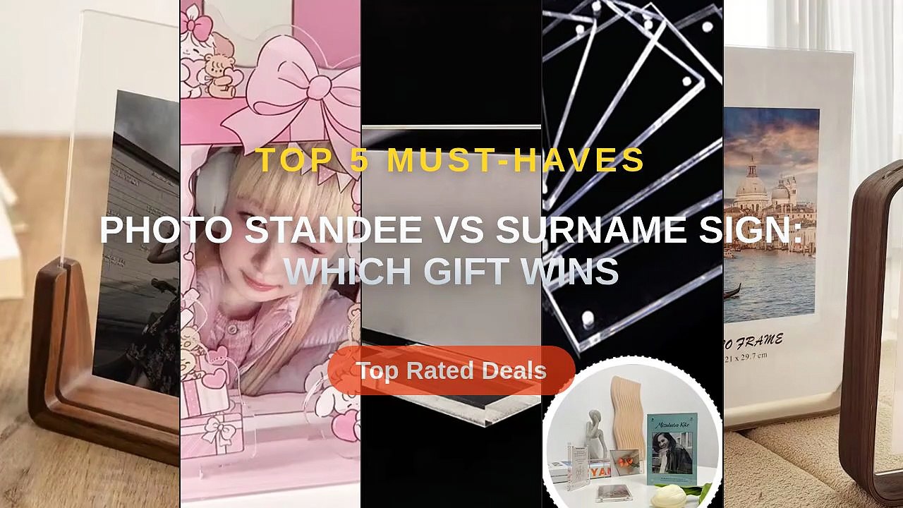 Photo Standee vs Surname Sign: Which Gift Wins - Video Dailymotion