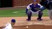 SPECTACULAR BASEBALL PASS! ⚾️ Watch the ball do a full loop and hit the glove like a magician! One play that’ll make your day 100% brighter!