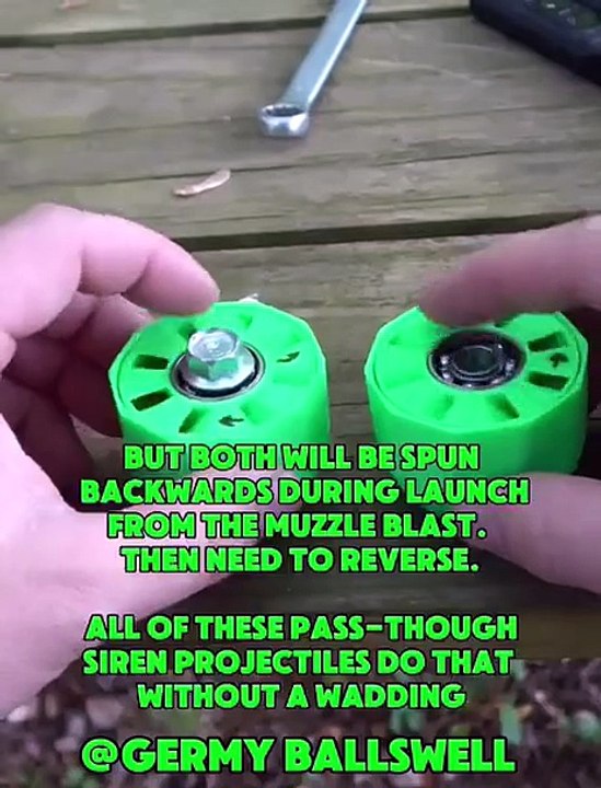 Some of these projectiles have questionable shapes but the whistling ...