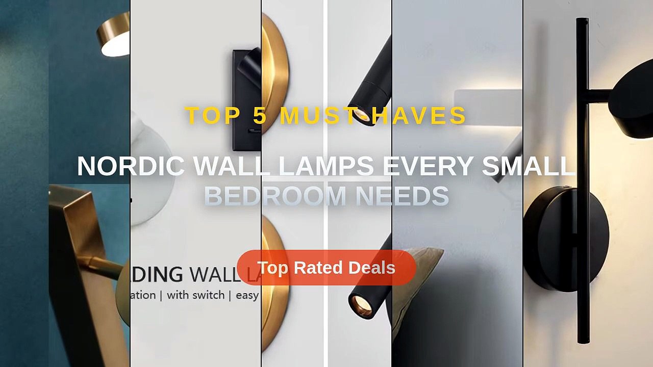 Nordic Wall Lamps Every Small Bedroom Needs - Video Dailymotion