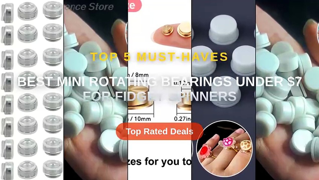 Best Mini Rotating Bearings Under $7 For Fidget Spinners - Video ...