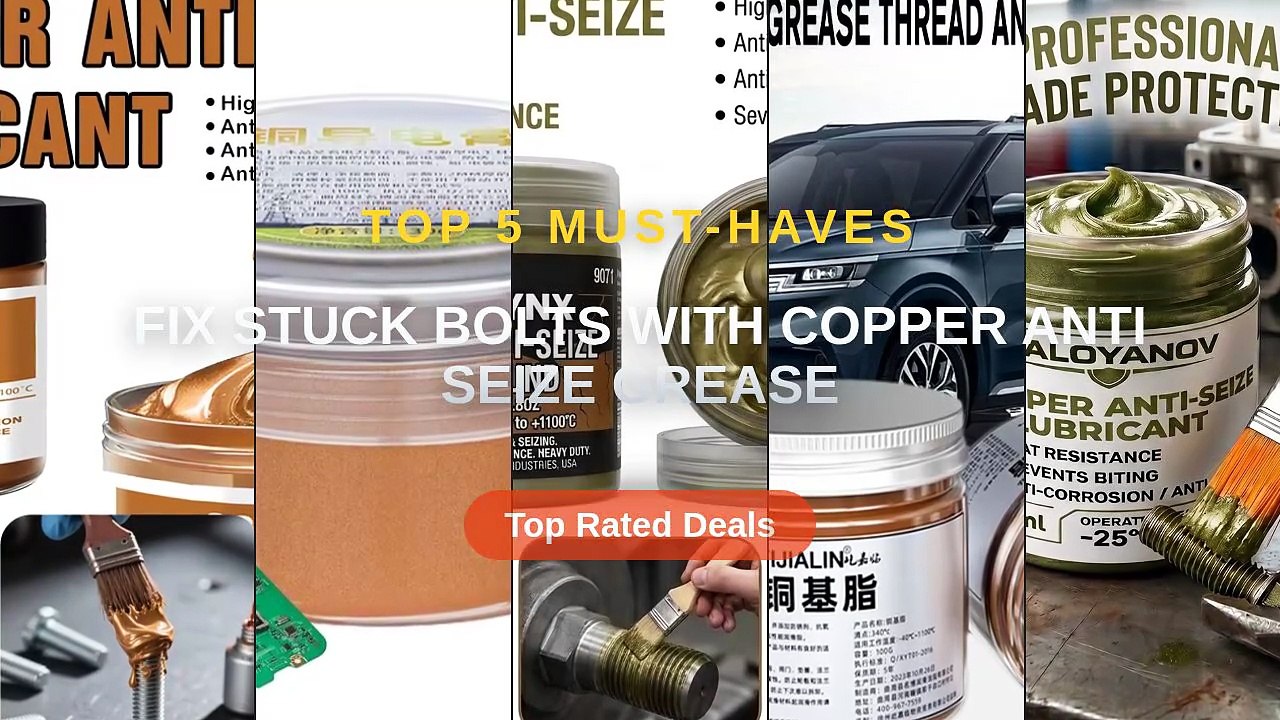 Fix Stuck Bolts With Copper Anti Seize Grease - Video Dailymotion