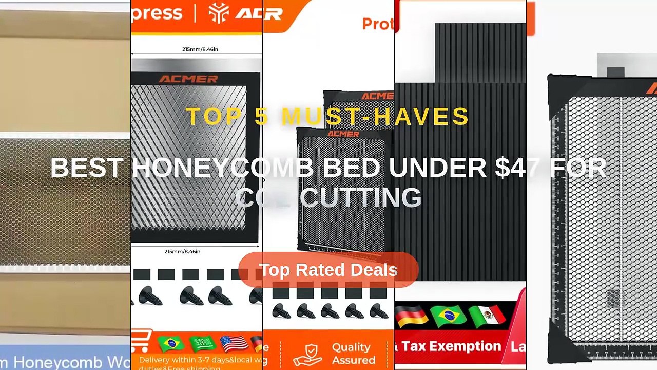 Best Honeycomb Bed Under $47 For CO2 Cutting - video Dailymotion