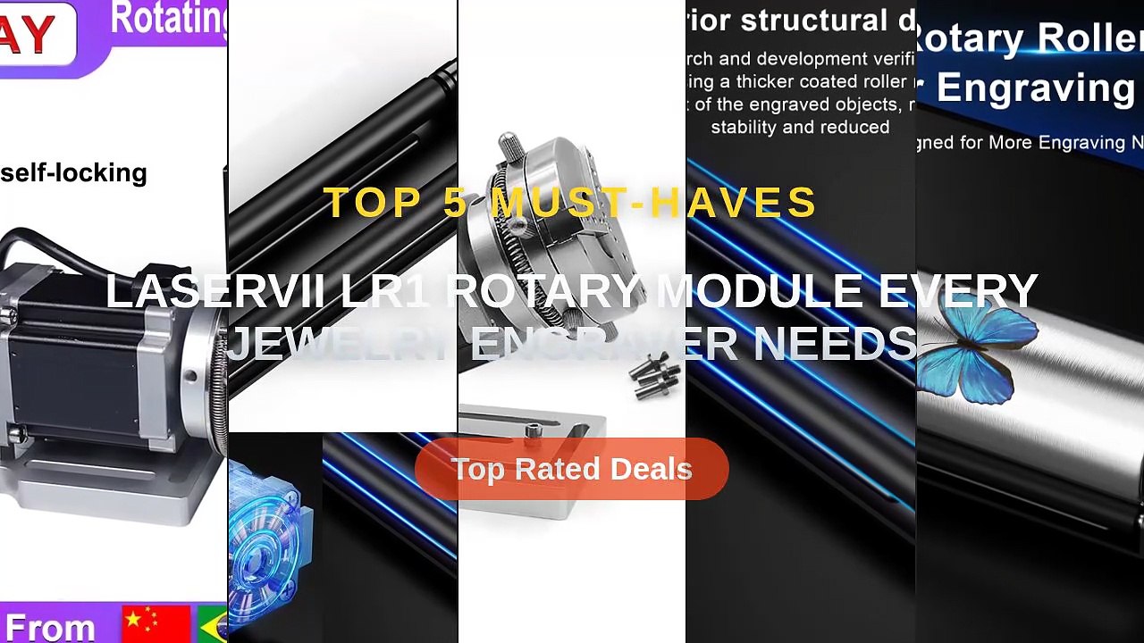 Laservii LR1 Rotary Module Every Jewelry Engraver Needs - video Dailymotion