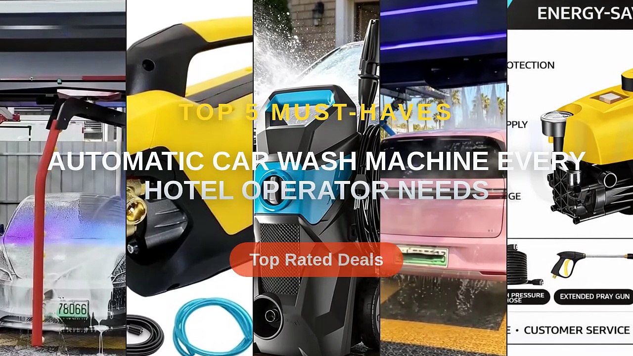 Automatic Car Wash Machine Every Hotel Operator Needs - Video Dailymotion
