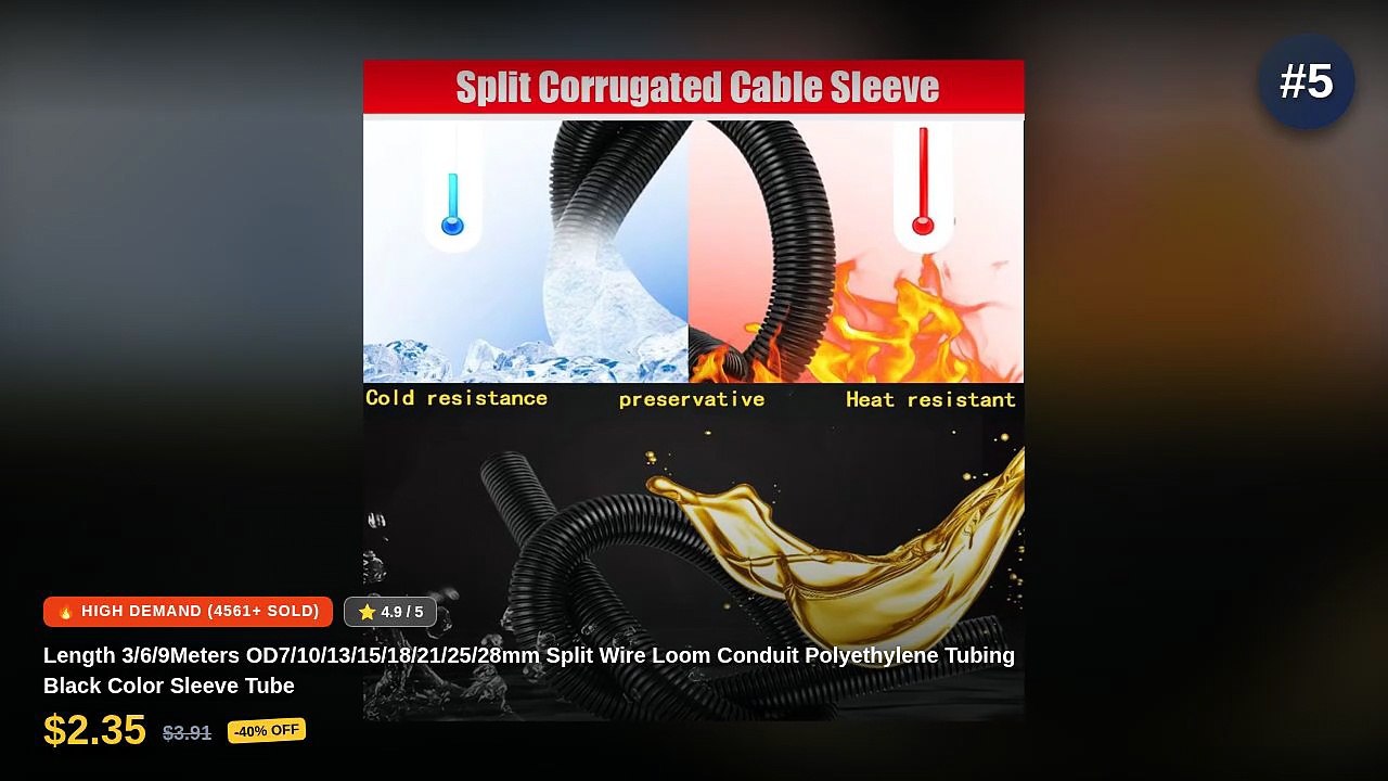 Fix Exposed Wiring With Split Wire Loom Conduit - Video Dailymotion