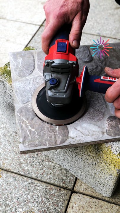 Smooth round cut made easy 🧱🔧 - video Dailymotion