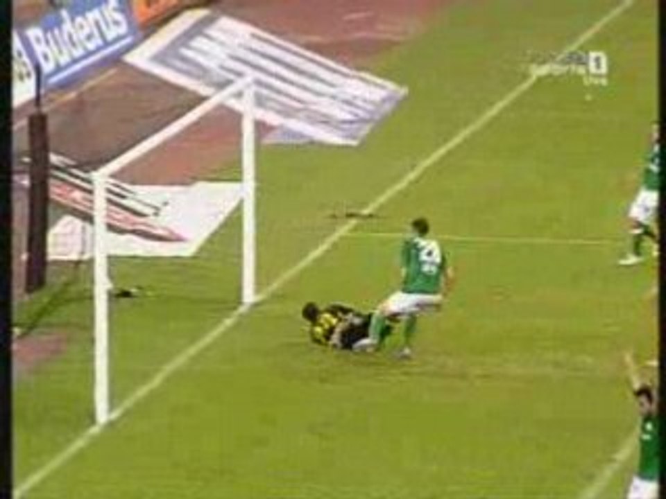 AEK-Panathinaikos 2-1 Karagounis goal OAKA 31/8