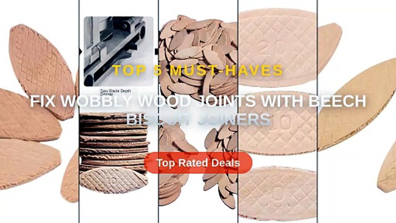 Fix Wobbly Wood Joints With Beech Biscuit Joiners - Video Dailymotion