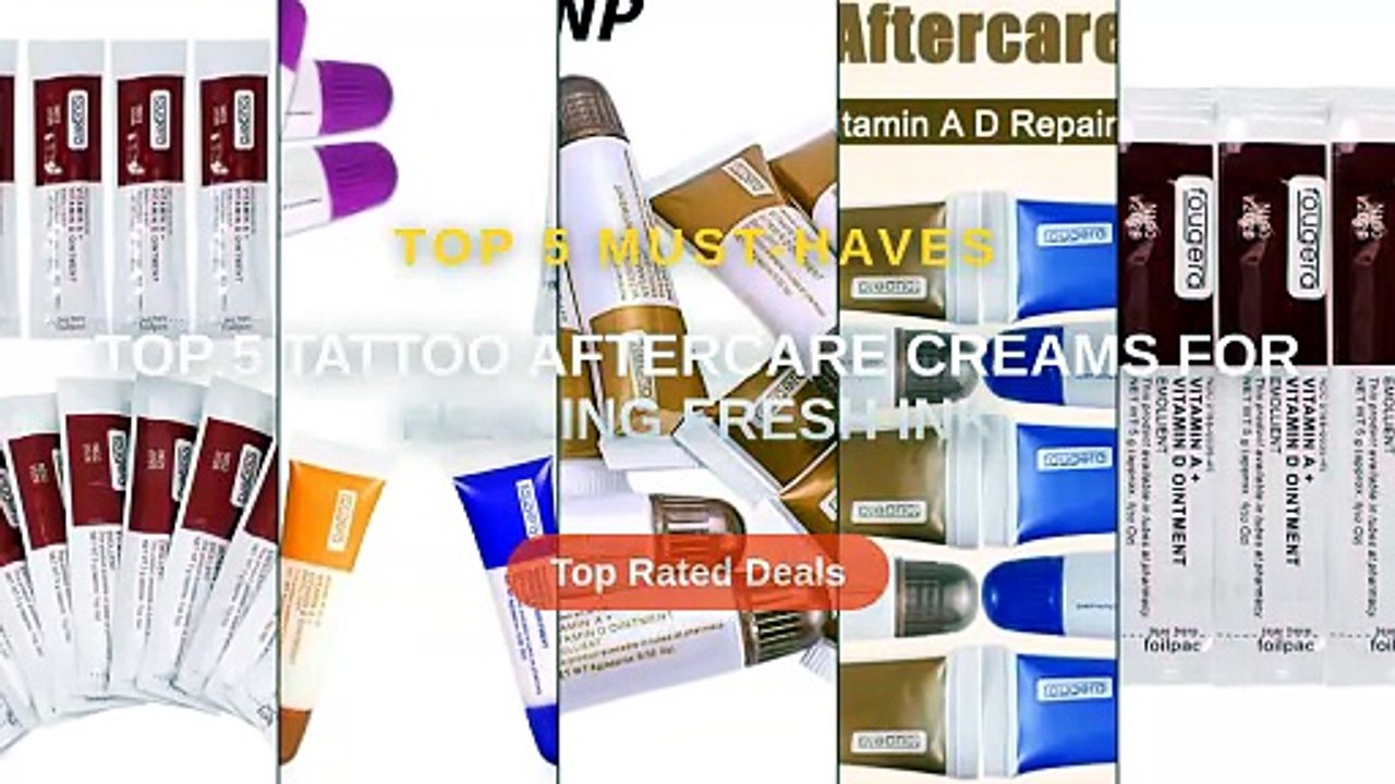 Top 5 Tattoo Aftercare Creams For Healing Fresh Ink - Video Dailymotion