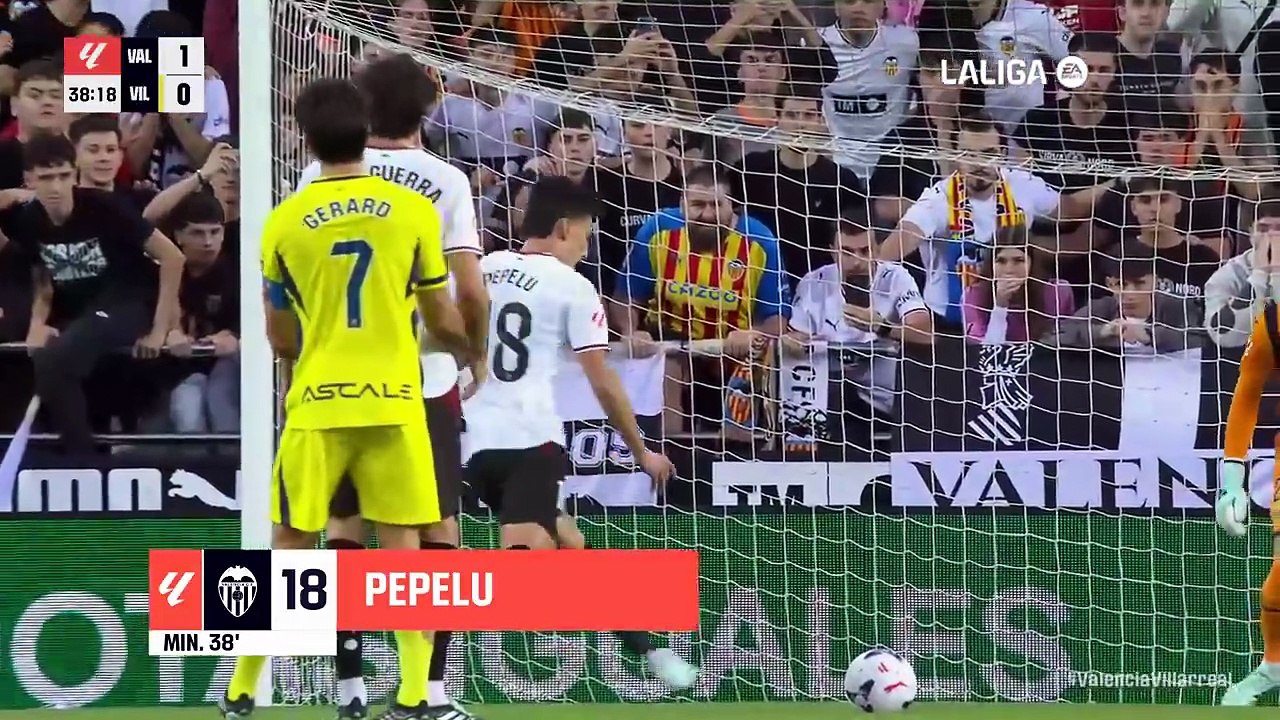 VALENCIA CF 1 - 2 VILLARREAL CF _ RESUMEN LALIGA - Dailymotion Video