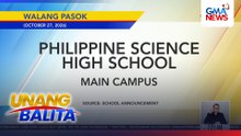 Narito muli ang listahan ng mga walang pasok at walang in-person classes ngayong araw | Unang Balita