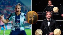 Charlyn Corral y Harry Kane Presumen su premio como mejores delanteros