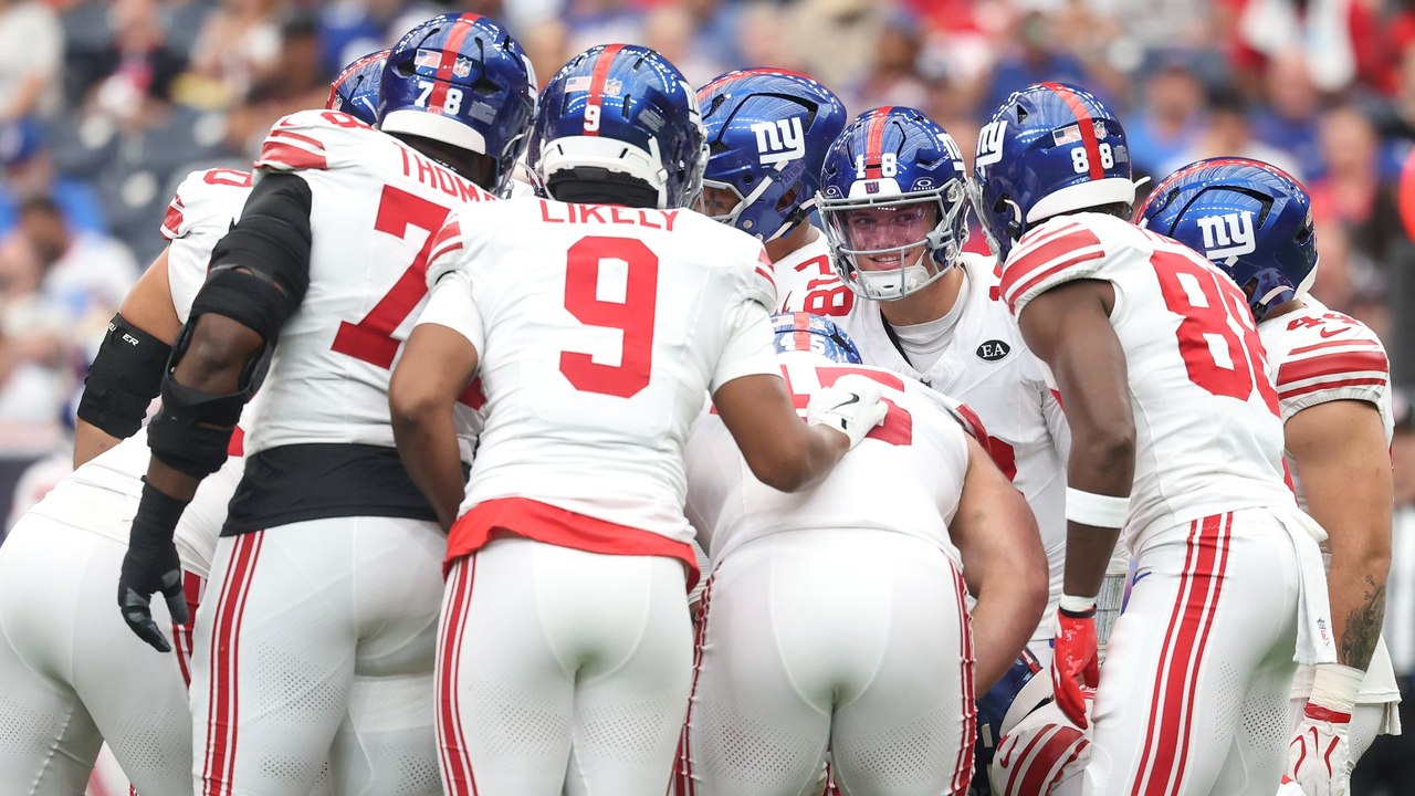 Giants Stun Texans as NFC East Race Takes Shape in Week 7 - video ...