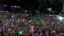 Miles de brasileños festejaron el triunfo de Lula