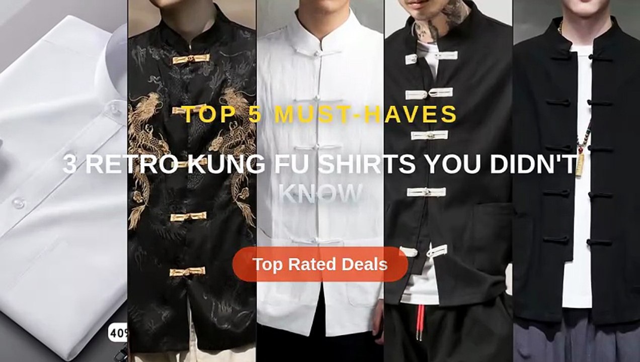 3 Retro Kung Fu Shirts You Didn't Know - video Dailymotion