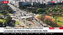 Visita del papa León XIV a la Argentina: qué avenidas y calles ya registran cortes y desvíos