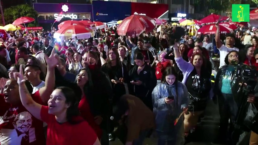 "¡Vamos, Lula!": miles celebran en las calles de Sao Paulo reelección del izquierdista