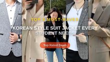 Korean Style Suit Jacket Every Student Needs