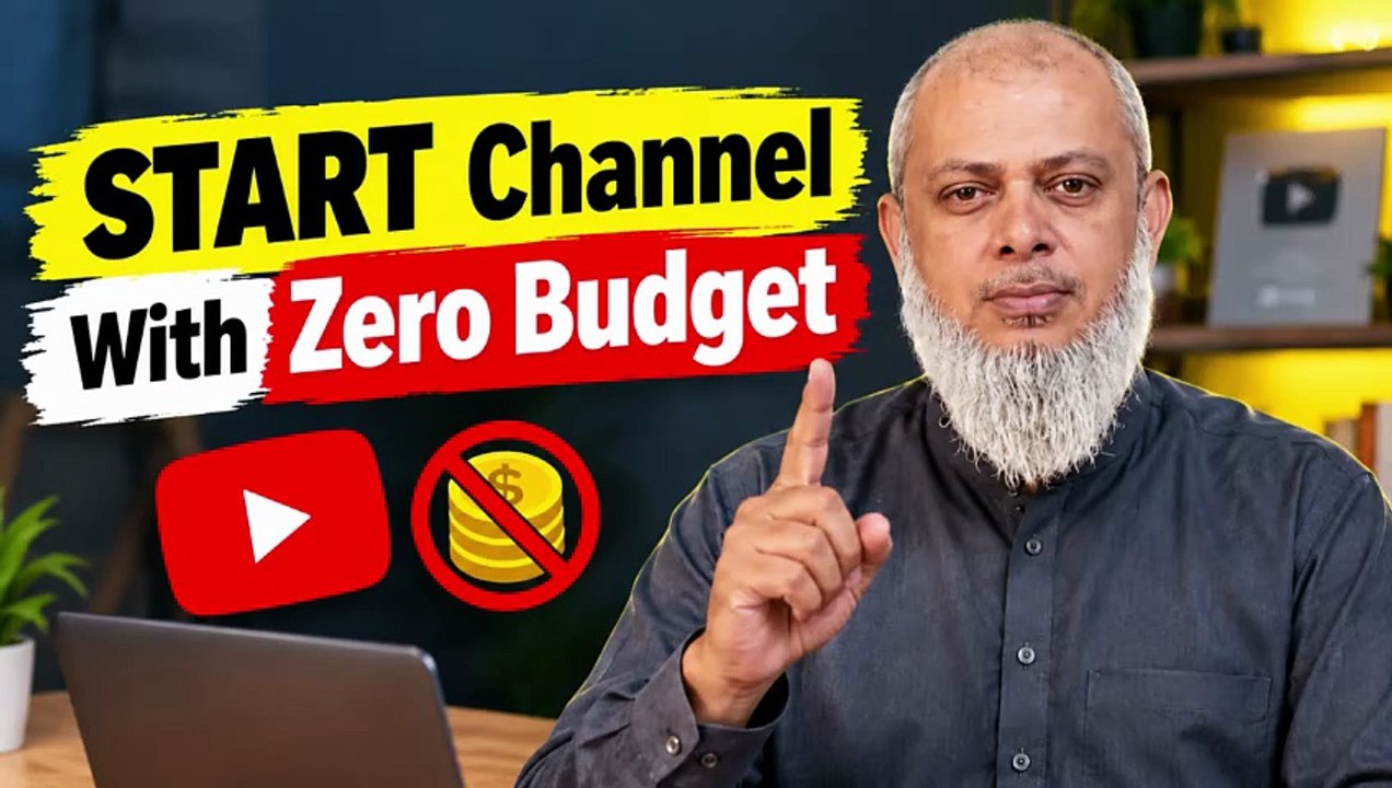 How to Start a YouTube Channel for Beginners With Zero Budget - video ...