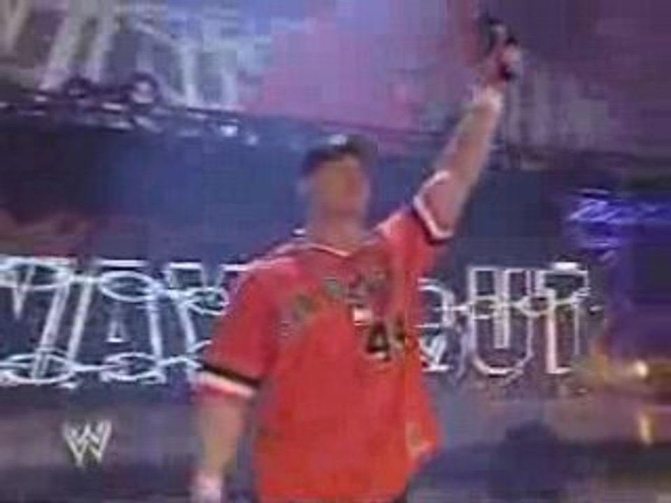 WWE 2004 - No Way Out - Big Show Vs John Cena Vs Kurt Angle