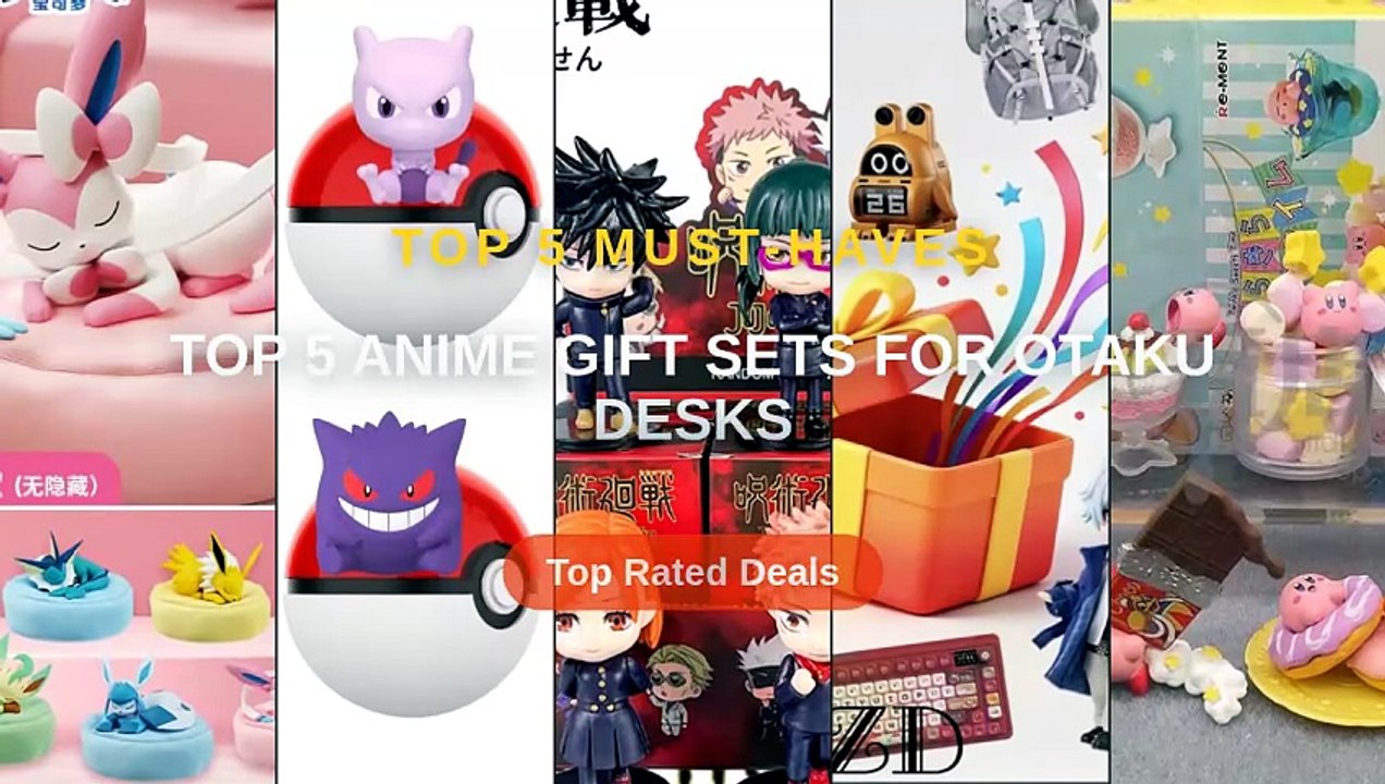 Top 5 Anime Gift Sets For Otaku Desks - Video Dailymotion