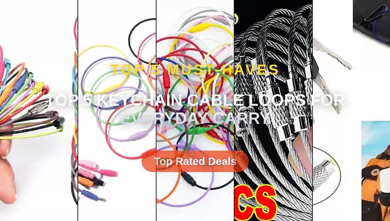 Top 5 Keychain Cable Loops For Everyday Carry - Video Dailymotion