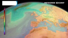 L'evoluzione termica a 850 hPa mostra una settimana stabile sull'Italia, seguita da una possibile irruzione fredda tra il weekend e inizio novembre. Mappe ECMWF-MeteoRed