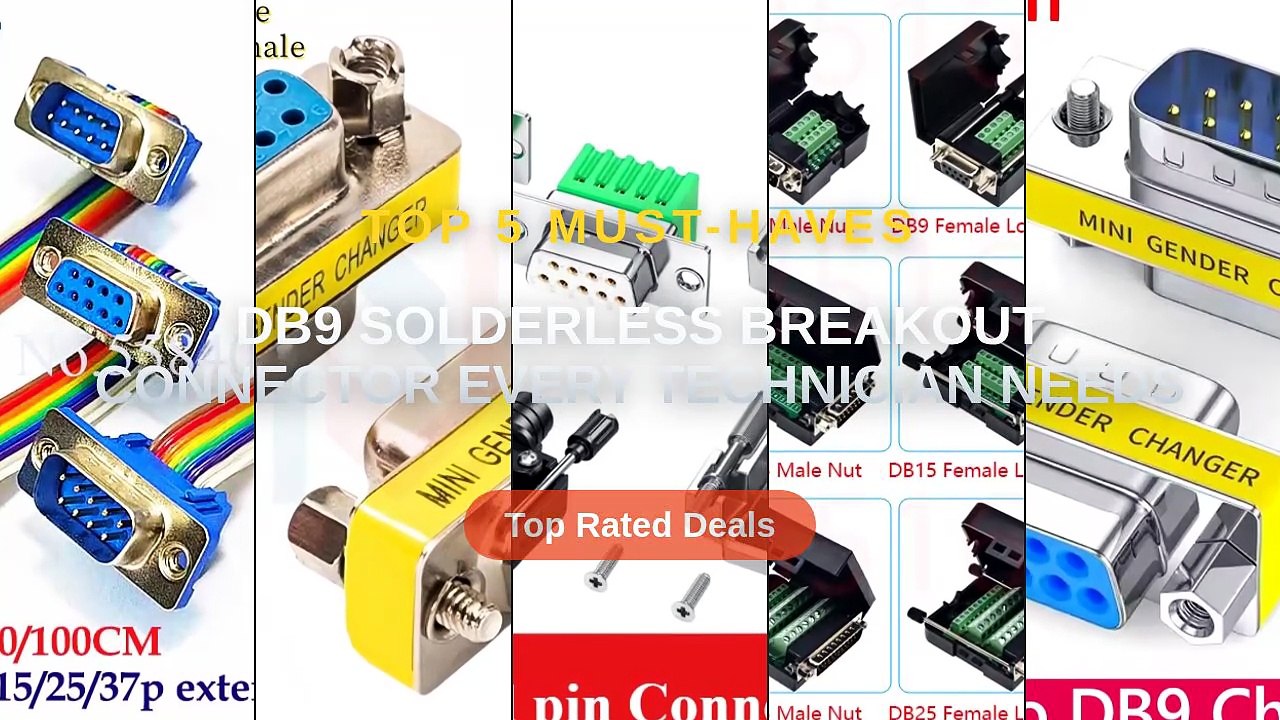 DB9 Solderless Breakout Connector Every Technician Needs - Video ...
