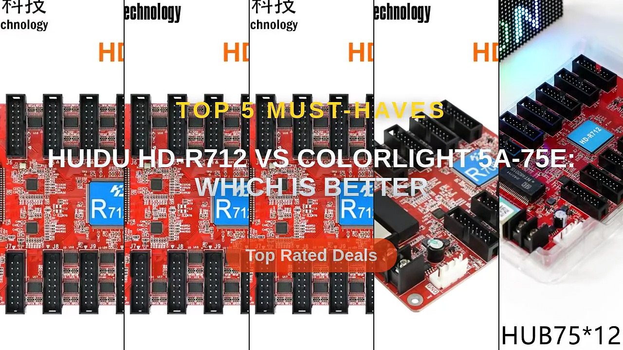 Huidu HD-R712 vs Colorlight 5A-75E: Which Is Better - Video Dailymotion