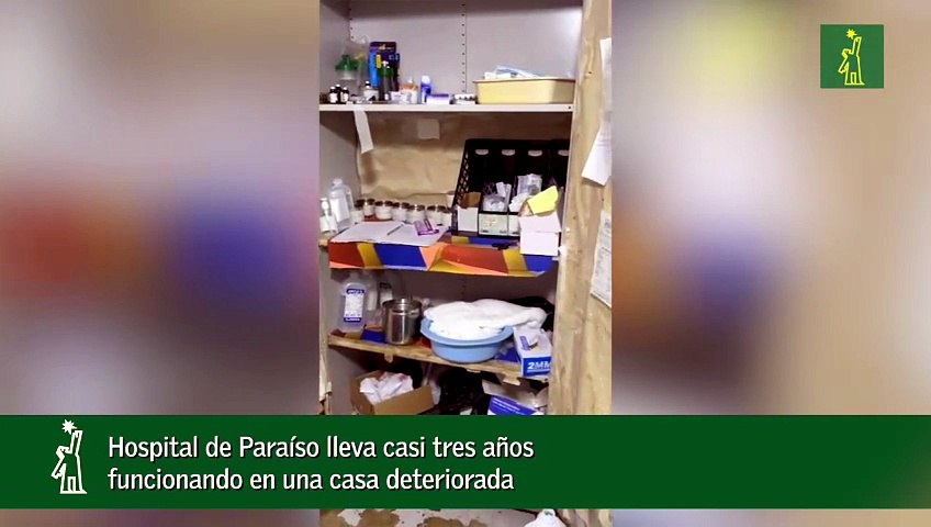 Hospital de Paraíso lleva casi tres años funcionando en una casa deteriorada