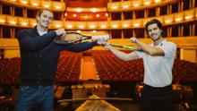 Alcaraz y Zverev promocionan el torneo de Viena en la Ópera