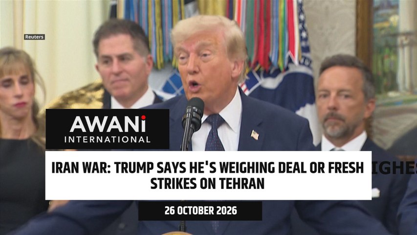 Trump says he's weighing deal or fresh strikes on Iran