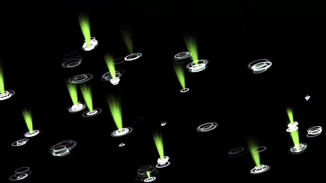 2K Video (5 min) green hyper drops - animated background - video ...