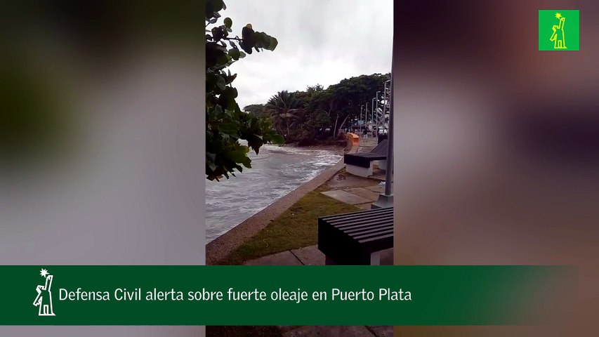 Defensa Civil alerta sobre fuerte oleaje en Puerto Plata