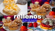 5 recetas de rellenos de pan de muerto