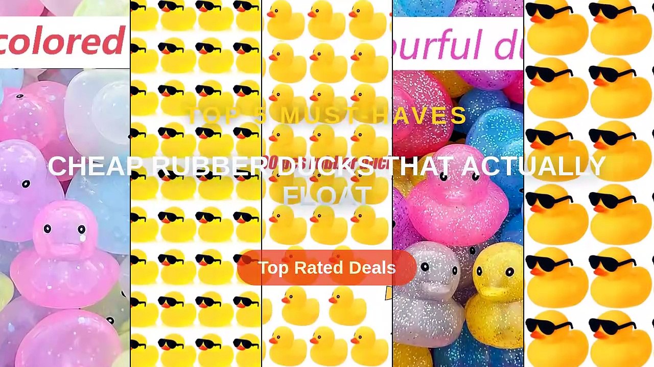 Cheap Rubber Ducks That Actually Float - Video Dailymotion
