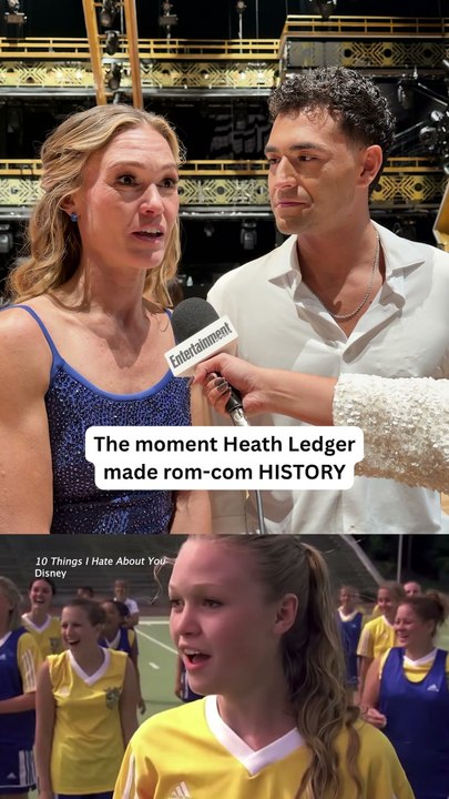 DWTS: Julia Stiles was in Awe of Heath Ledger During this ’10 Things I ...