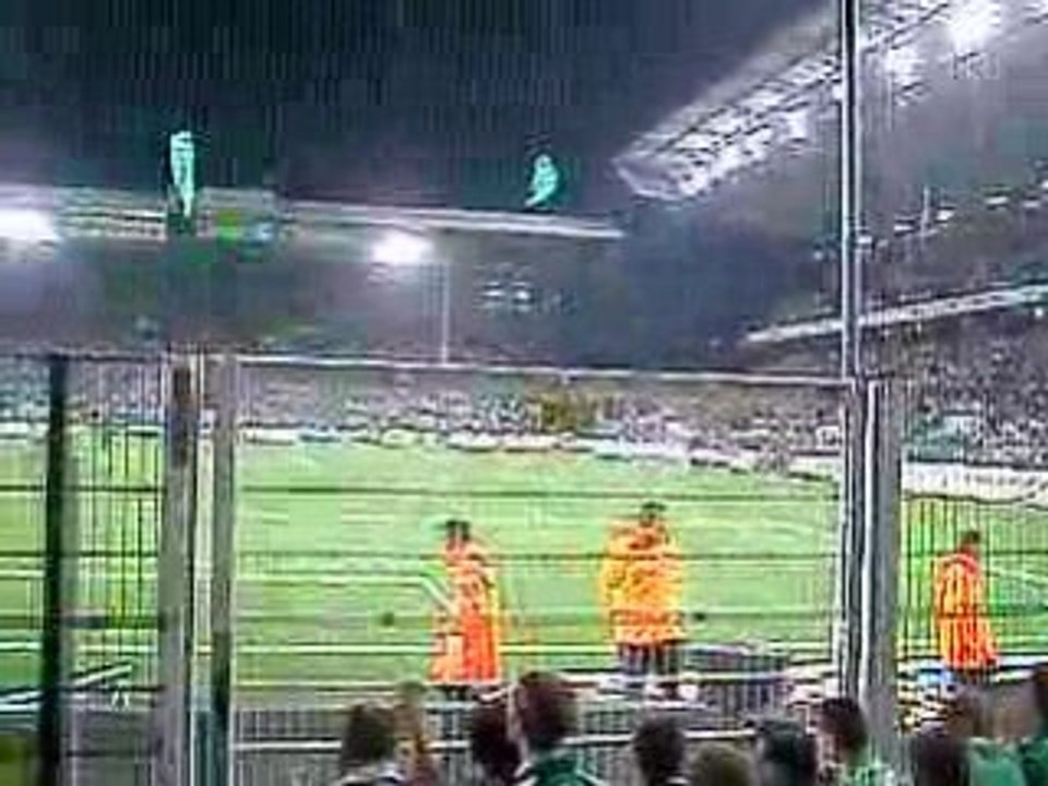 ASSE 0-1 lyon ; fin du match