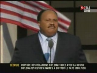 Martin Luther King lll soutin Barack Obama