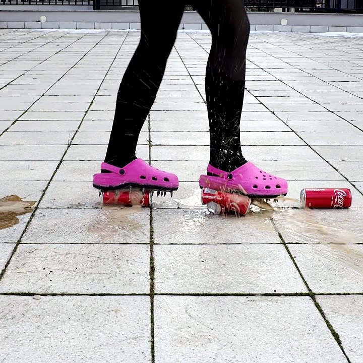 Extreme ice climbing shoes made from crocs🛠️ - video Dailymotion