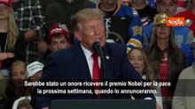 Trump: Norvegia Paese di m....a, meritavo io il Nobel per la Pace