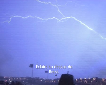 SUPERBE ORAGE SUR BREST, KERHUON ET GUIPAVAS